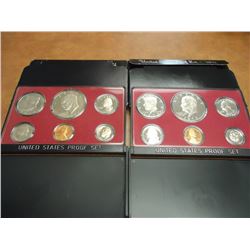 1973 & 1974 US PROOF SETS (WITH BOXES)