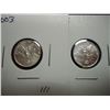 Image 1 : 2-2003 MEXICO 1/20 OZ. SILVER LIBERTADS UNC