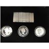Image 3 : 1990 AUSTRALIA MASTERPIECES IN SILVER SET CONTAINS: 3-PROOF DOLLARS AND INGOT ALL IN STERLING SILVER