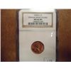 Image 1 : 1954-S LINCOLN CENT NGC MS66RD OMAHA BANK HOARD