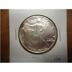 1990 AMERICAN SILVER EAGLE UNC