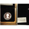 Image 2 : 1989 CANADA COMMEMORATIVE MAPLE LEAF ISSUE SILVER PROOF $5 IN NICE WOODEN CASE, ORIGINAL ROYAL CANAD
