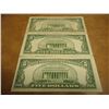 Image 2 : 1953-A,53 & 1963 $5 BILLS 53-A & 63 ARE US NOTES RED SEALS, AND1953 IS A SILVER CERTIFICATE
