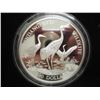 Image 1 : 1993 COOK ISLANDS 5 OZ. SILVER PROOF $100 ENDANGERED WILDLIFE