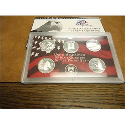 2008 SILVER US 50 STATE QUARTERS PROOF SET WITHBOX