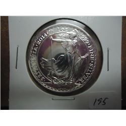 2014 GREAT BRITAIN SILVER 2 POUND BRITANNIA (PFL)