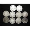 Image 1 : 10 ASSORTED BARBER DIMES