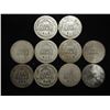 Image 2 : 10 ASSORTED BARBER DIMES