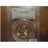 Image 1 : 1963 WASHINGTON SILVER QUARTER PCGS PR68