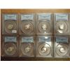 Image 1 : 2000-S - 2008-S SILVER ROOSEVELT DIMES PCGS PR69 DCAM, MISSING 2006-S, 8 COINS TOTAL