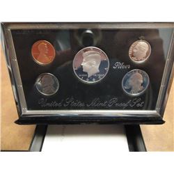 1992 PREMIER SILVER PROOF SET WITH BOX