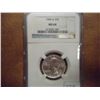 Image 1 : 1960-D WASHINGTON SILVER QUARTER NGC MS64