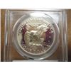 Image 2 : 1974-S IKE SILVER DOLLAR PCGS PR68 DCAM TONING ON OBV.