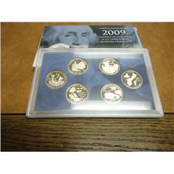 2009 DISTRICT OF COLUMBIA & US TERRITORIES 1/4'S PROOF SET WITH BOX