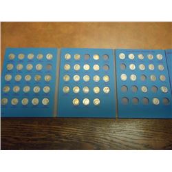 1946 UP ROOSEVELT DIME SET 60 COINS INCLUDES: 44 SILVER ONES