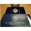 Image 1 : 2002-W US MILITARY ACADEMY PF SILVER DOLLAR ORIGINAL US MINT PACKAGING