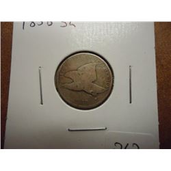 1858 SMALL LETTER FLYING EAGLE CENT