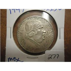 1947 MEXICO SILVER PESO .2250 OZ. ASW
