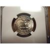 Image 2 : 1941 WASHINGTON SILVER QUARTER NGC MS62