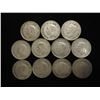 Image 2 : 11 ASSORTED 1940'S CANADA SILVER 10 CENTS