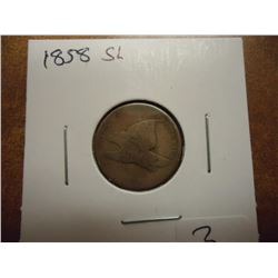 1858 (SMALL LETTER) FLYING EAGLE CENT