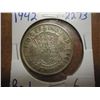 Image 1 : 1942 GREAT BRITAIN SILVER HALF CROWN .2273 OZ. ASW