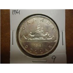 1961 CANADA SILVER DOLLAR