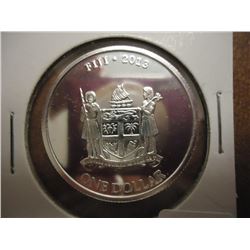 2013 FIJI SILVER DOLLAR TAKU TURTLE (PF LIKE)