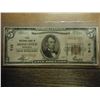 Image 1 : 1929 $5 NATIONAL CURRENCY MINNEAPOLIS BROWN SEAL