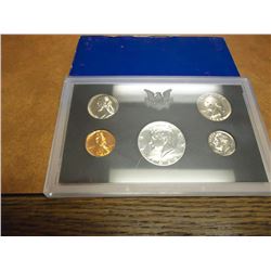 1968 US PROOF SET WITH BOX, 40% SILVER JFK HALF