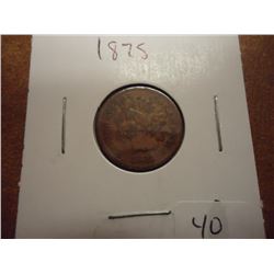 1875 INDIAN HEAD CENT (SEMI-KEY)