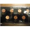Image 1 : 1982-7 VARIETIES LINCOLN CENT SET (UNC)