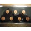 Image 2 : 1982-7 VARIETIES LINCOLN CENT SET (UNC)