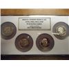 Image 1 : SBA DOLLAR PF DOLLAR SET 1979-S, 80-S, 81-S & 1999-P IN NGC PF69 ULTRA CAMEO, MULTI COIN HOLDER
