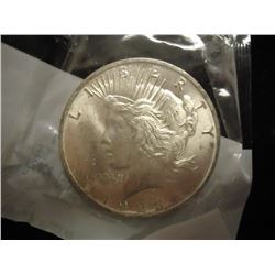 1923 PEACE SILVER DOLLAR UNC