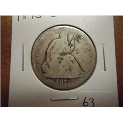 1875-S SEATED LIBERTY HALF DOLLAR