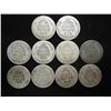 Image 2 : 10 ASSORTED 1890'S SEATED LIBERTY DIMES