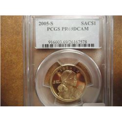 2005-S SACAGAWEA DOLLAR PCGS PR69 DCAM