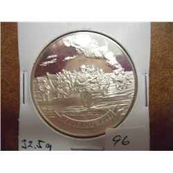 32.5 GRAM SILVER ROUND SALERNO 1943 PROOF