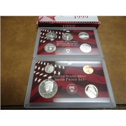 1999  US SILVER PROOF SET (WITH BOX) THIS IS THE TOUGH ONE TO GET