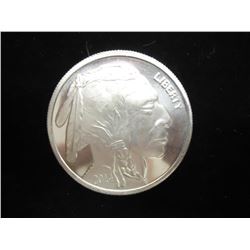 1 TROY OZ. .999 FINE SILVER INDIAN / BUFFALO ROUND