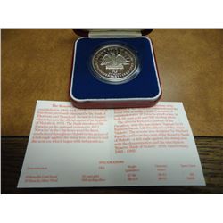 1965-1985 MALAWI PROOF SILVER 10 KWACHA "20TH ANNIVERSARY OF THE RESERVE BANK OF MALAWI", ORIGINAL M