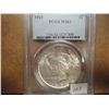 Image 1 : 1923 PEACE SILVER DOLLAR PCGS MS62