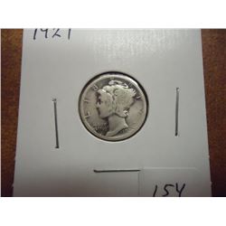 1921 MERCURY DIME KEY DATE