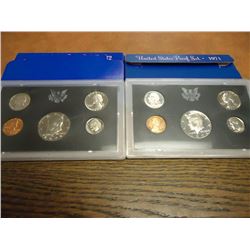 1971 & 1972 US PROOF SETS (WITH BOXES)