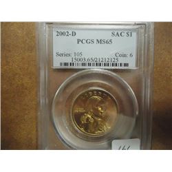 2002-D SACAGAWEA DOLLAR PCGS MS65