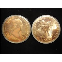 1972 & 1973 US MINT BICENTENNIAL MEDALS