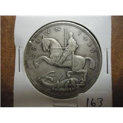 1935 GREAT BRITAIN SILVER CROWN