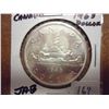 Image 1 : 1963 CANADA SILVER DOLLAR UNC