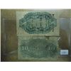 Image 2 : 2 DIFFERENT 10 CENT US FRACTIONAL CURRENCIES